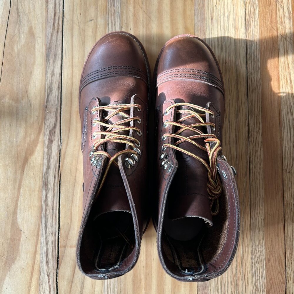 *RARE* Red Wing Iron Ranger Traction Tred Men's 6-inch Boot in Amber - Men's 6D - Picture 4 of 16